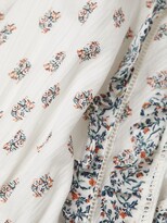 Thumbnail for your product : Veronica Beard Kierra Ditsy Floral Ruffle Wrap Dress