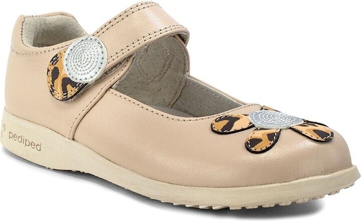 pediped Girls Flex Chloe RS7089 Sandals US 10 Beige Round Toe Mary Jane ZPO2074
