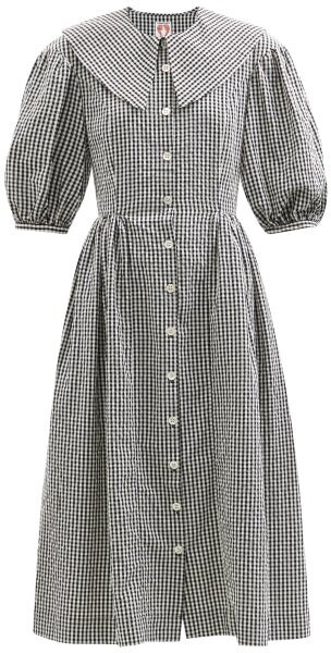 black white shirt dress