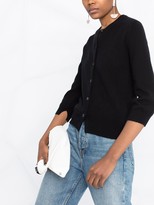 Thumbnail for your product : Allude Round-Neck Cashmere Cardigan