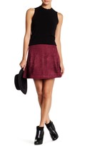 Thumbnail for your product : Romeo & Juliet Couture Faux Suede Laser Cut Mini Skirt