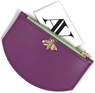 Angela Valentine Handbags - Bee Wallet in Spring Crocus Purple