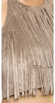Thumbnail for your product : BCBGMAXAZRIA Kayley Fringe Top