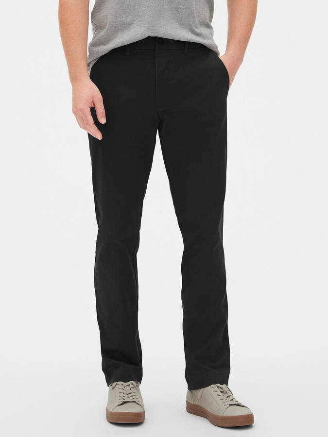 gap black chinos