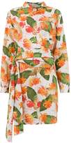 Thumbnail for your product : Isolda printed long line shirt