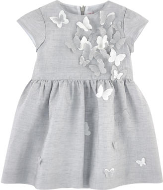 Il Gufo Dress with fancy butterflies