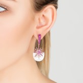 Thumbnail for your product : Latelita Sunburst White Mother Of Pearl Earring Ruby Pink Rose Gold
