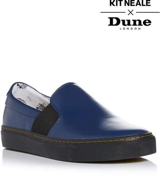 Dune Kit Neale Snapper Elastic Gusset Cupsole Trainers