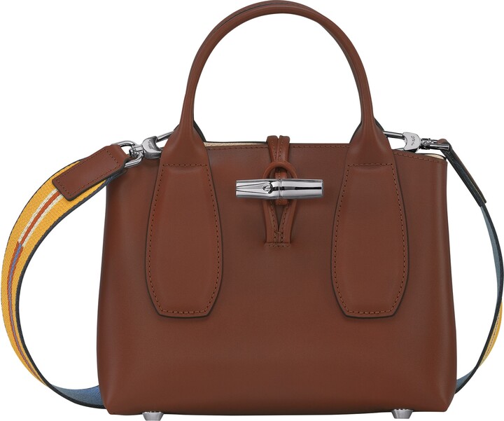 Longchamp Roseau Box Leather Crossbody Bag ShopStyle