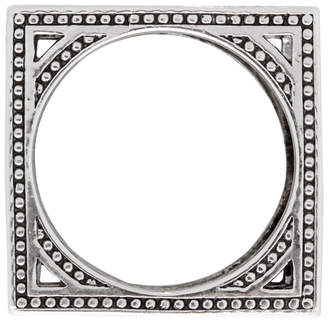 Vivienne Westwood Silver Aaron Square Ring