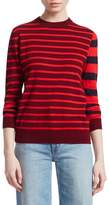 Thumbnail for your product : Derek Lam 10 Crosby Striped Crewneck Sweater