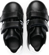 Thumbnail for your product : Versace Children 4G-tape touch-strap sneakers