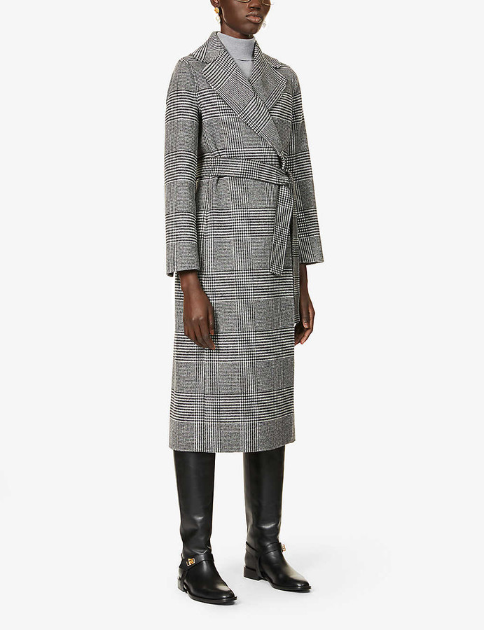 max mara check coat