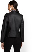 Thumbnail for your product : New York & Co. Four-Pocket Faux-Leather Jacket