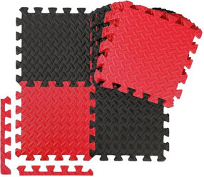 OFFICE FURNITURE 4 LESS 100 Pcs Gym Mat Foam Floor Mats For Home Gym Covers, 12 X 12