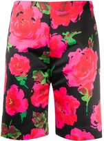 Thumbnail for your product : Richard Quinn Floral Print Bermuda Shorts
