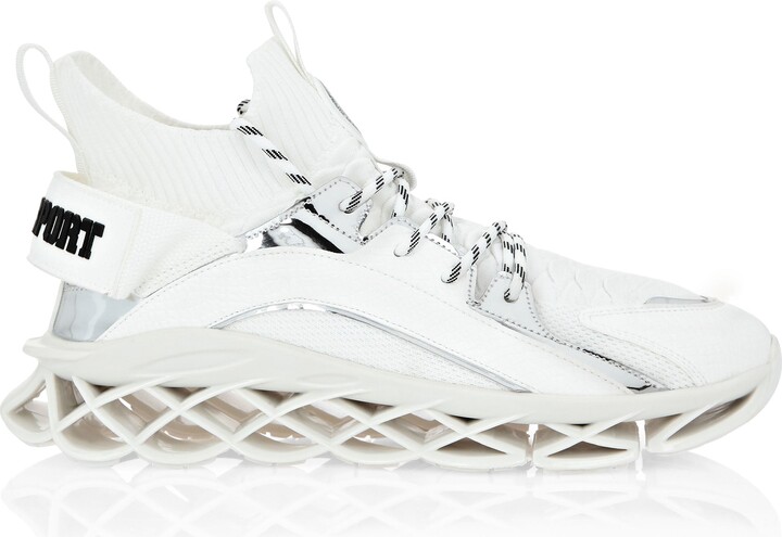 Plein Sport Hi-Top Runner Tiger