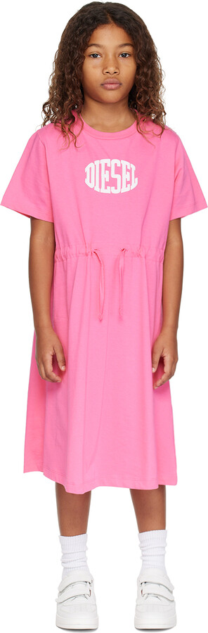 Diesel Kids Pink Dempyje Dress