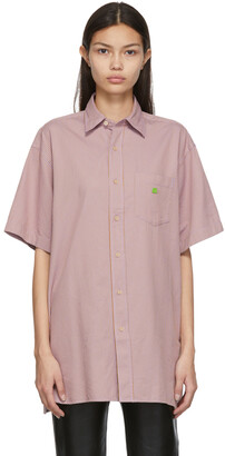 Acne Studios Purple Stripe Shirt