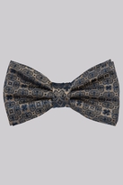 Thumbnail for your product : Moss Bros Taupe Medallion Bow Tie