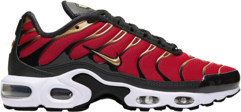 air max plus gold and black
