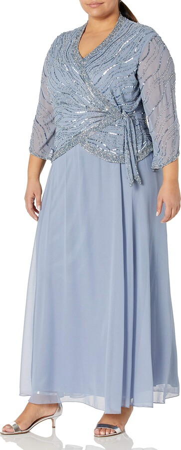 silver grey plus size dresses