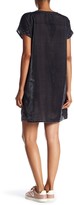 Thumbnail for your product : Chelsea & Theodore Embroidered Velvet Shift Dress