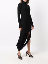 Thumbnail for your product : Bottega Veneta Ribbed Knit Cut-Out Dress