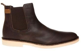 Sole New Mens Brown Fife Leather Boots Chelsea Elasticated