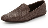 Thumbnail for your product : Bottega Veneta Woven Leather Slipper, Brown