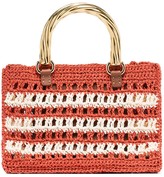 Thumbnail for your product : MEHRY MU Lucia mini raffia bag
