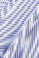 Thumbnail for your product : Ellery Hildeberg Striped Cotton-jacquard Midi Dress - Blue