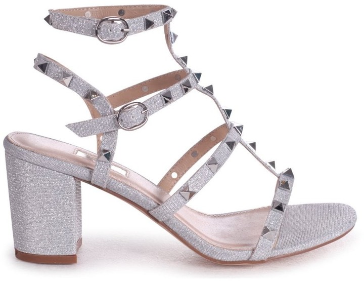 linzi studded block heels