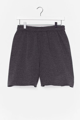 Nasty Gal Womens Pit Stop Relaxed Jogger Shorts - Grey - 8, Grey