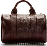 Thumbnail for your product : Alexander Wang Purple Leather Studded Rocco Duffle Bag