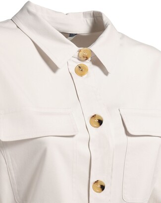 S Max Mara Zinco Buttoned Cotton Gabardine Dress