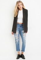Thumbnail for your product : Forever 21 Contemporary Boxy Buttoned Blazer
