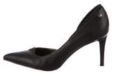 Thumbnail for your product : Calvin Klein Leather Pointed-Toe Pumps
