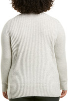 Thumbnail for your product : Lafayette 148 New York Plus Ribbed Cashmere Sweater