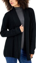 Thumbnail for your product : Karen Scott Women's Shawl-Collar Long Cardigan, Created for Macy's