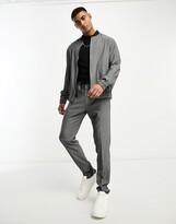 Thumbnail for your product : ASOS DESIGN smart skinny pants in pin dot texture in black - part of a set