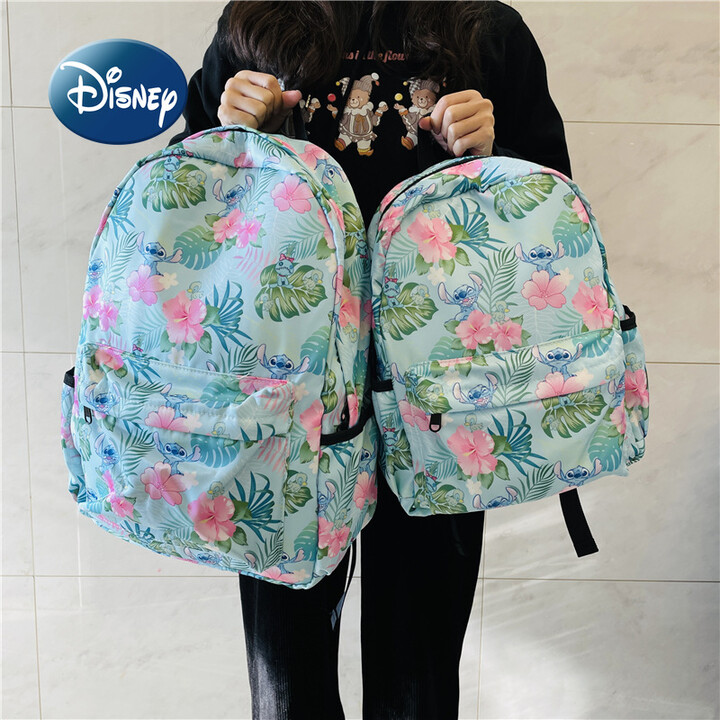 Disney Stitch 2025 New Women & apos;s Backpack Cartoon Cute Children & apos;s Backpack Large Capacity Fashion Schoolbag for Boys and Girls