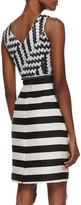 Thumbnail for your product : Christian Siriano Sleeveless Striped Sheath Dress