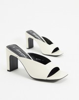 asos white mules