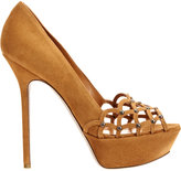 Thumbnail for your product : Sergio Rossi Studded Cutout Platform Pump