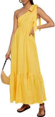 ZIMMERMANN JULIETTE AU0 ワンピース Zimmermann Juliette Tie Front Dress in Spliced | FWRD