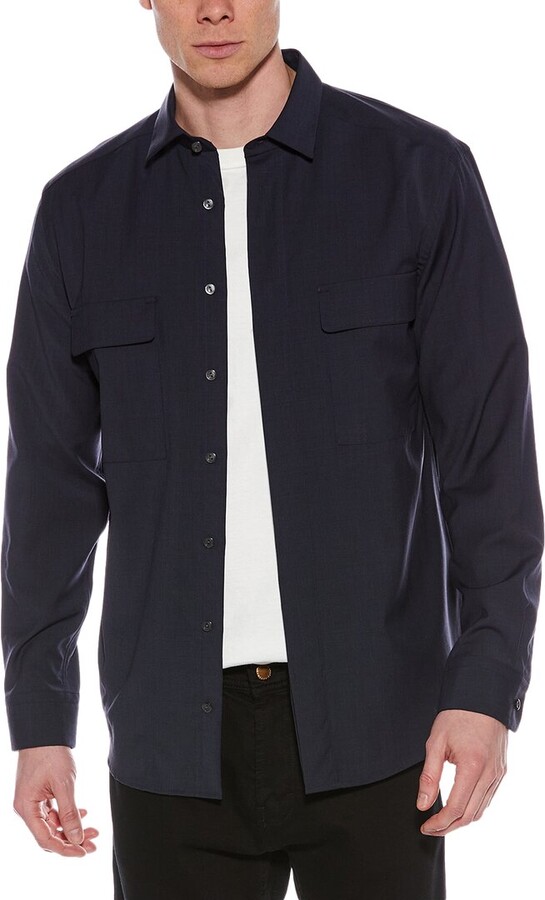 Eton Hybrid Wool Overshirt