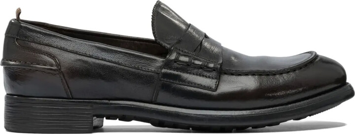 Officine Creative Penny Leather Loafers