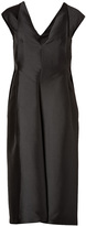 Thumbnail for your product : Jil Sander Silk Blend Potpourri Dress in Anthracite