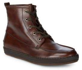 Canali Leather Ankle Boots